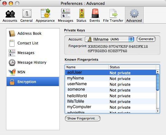 IM Encryption IM Encryption